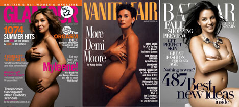 Britney-Mylene-and-Demi-pregnant-nude-cover-magazinemontage